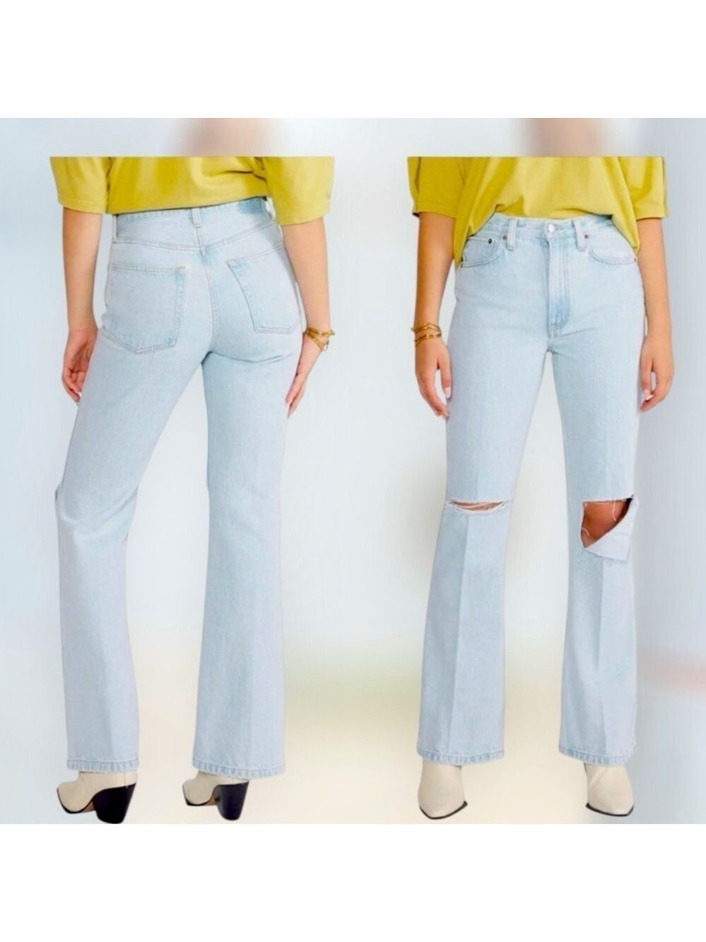 Etica Sasha Modern Flare Sea Breeze Jeans